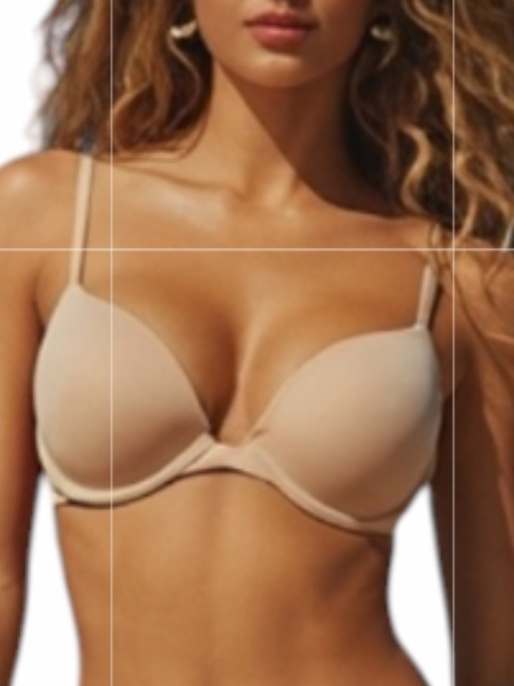 NWT CALVIN KLEIN Women's Nude underwire padded push up Bra